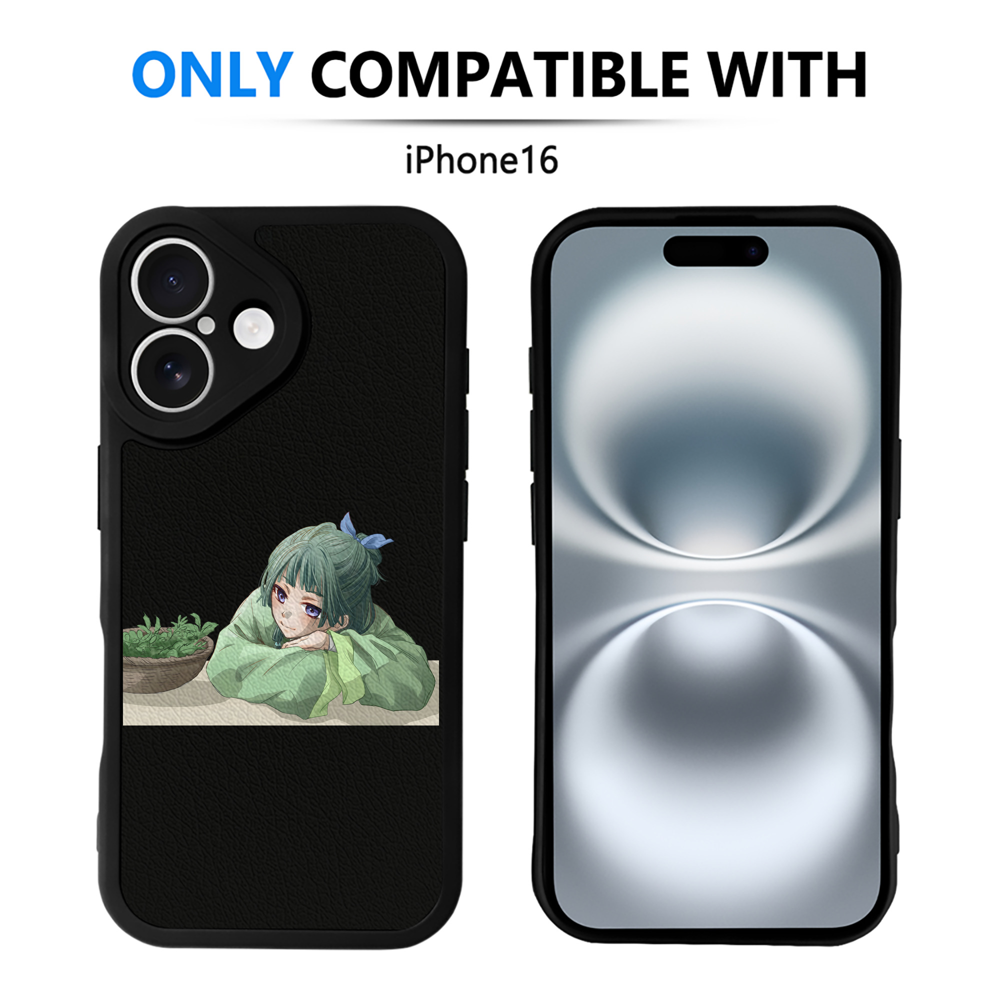 薬屋のひとりごと The Apothecary Diaries 【iPhone 16シリーズ対応】シリコンスマホケース（レザー調） 材質：シリコン
